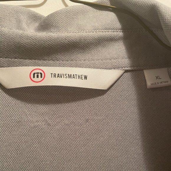 Travis Mathew XL Grey Polo - Picture 2 of 3